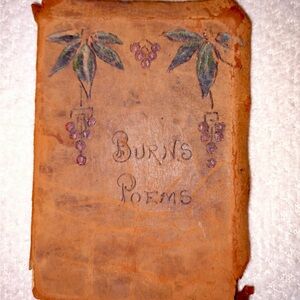 Poems by Robert Burns Hurst & Co. New York Limp Suede Leather
